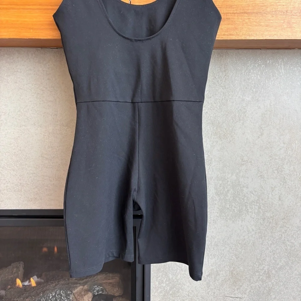 Girlfriend Collective Skyline Bike Unitard Romper, Size S